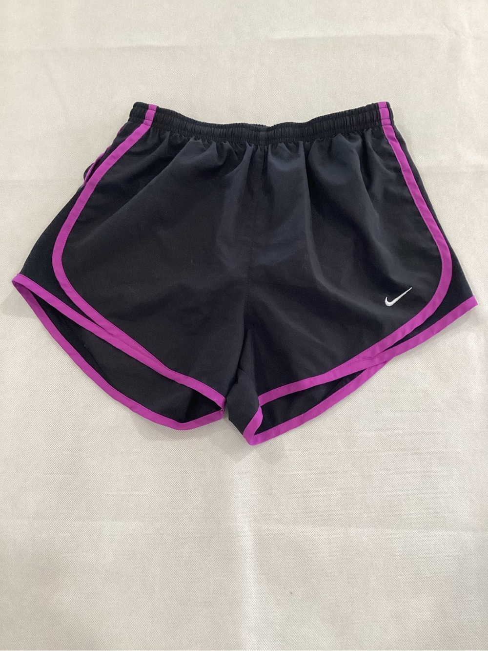 Nike Black Athletic Shorts with Purple Accent size small 9/20